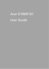 Acer E101 User Manual