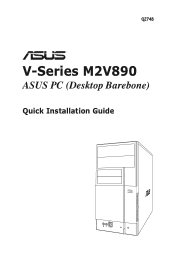 Asus V3-M2V890 V3-M2V890 Quick Start Guide for English Edtion