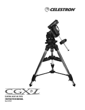 Celestron CGX-L Equatorial 1400 Schmidt-Cassegrain Telescopes CGX-L Manual 5 Languages