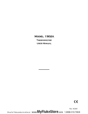 Fluke 1502A-156 Product Manual
