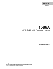 Fluke 1586A/1HC User Manual