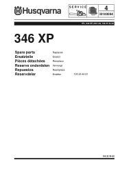 Husqvarna 346 XP G Parts Catalog