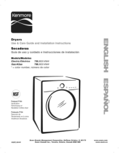 Kenmore 9031 Use and Care Guide