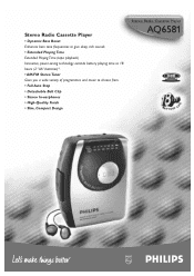 Philips AQ6581 Leaflet