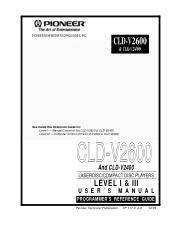 Pioneer CLD-V2400 CLD-V2400 Programmer's Reference Manual