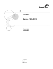 Seagate Savvio 10K Savvio 10K.4 FC Product Manual