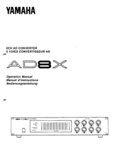Yamaha AD8X AD8X Owners Manual Image