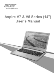 Acer Aspire V7-481G User Manual (Windows 8.1)