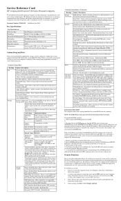 HP dx6100 HP Compaq dx6100 and dc7100 Series Personal Computers Service Reference Card, 2nd Edition
