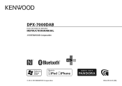 Kenwood DPX-7000DAB Operation Manual