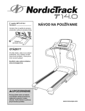 NordicTrack T 14.0 Treadmill Sk Manual