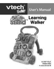 Vtech Sit-to-Stand Learning Walker User Manual
