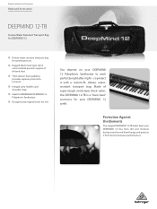 Behringer DEEPMIND 12-TB Product Information Document