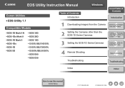 Canon 1236B001 EOS Utility Instruction Manual Windows