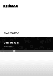 Edimax EN-9260TX-E Manual