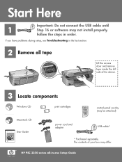 HP PSC 2350 Setup Guide
