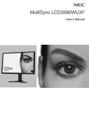 NEC LCD2690WUXI2-BK Users Manual