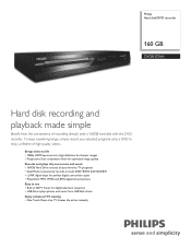Philips DVDR3576H Leaflet