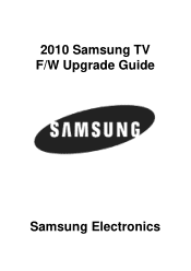 Samsung UN65C8000XF User Manual