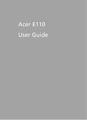 Acer E110 User Manual(US)