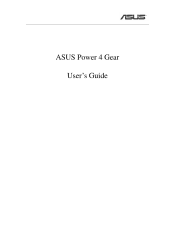 Asus A4K ASUS Power 4 Gear User Guide (English)