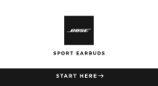 Bose Sport Earbuds Multilingual Quick Start Guide
