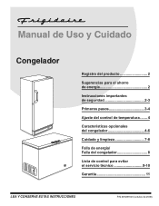 Frigidaire GLFH17F8HB Complete Owner's Guide (Español)
