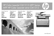 HP CM1312nfi HP Color LaserJet CM1312 MFP Series Quick Reference Guide
