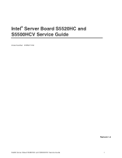 Intel S5500HCV Service Guide