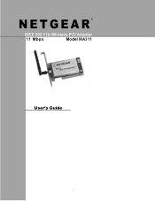Netgear MA311 MA311 User Manual