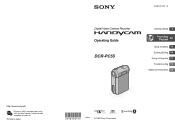 Sony DCRPC55 Operating Guide