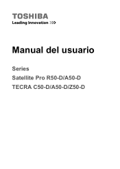 Toshiba A50-D1538 Users Guide for A50-D / C50-D / R50-D / Z50-D Spanish