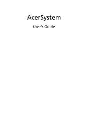Acer Aspire M1600 AspireM series User Guide EN
