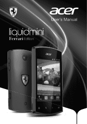 Acer Liquid mini Ferrari User Manual