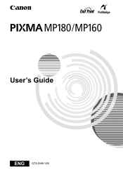 Canon PIXMA MP180 User's Guide