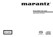 Marantz SA8001 SA8001 User Manual