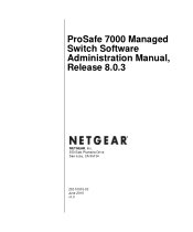 Netgear GSM7252PS 7000 Series Managed Switch Administration Guide for Software Version 8.0.3