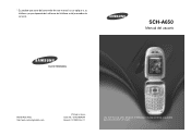 Samsung SCH-A650 User Manual (user Manual) (ver.1.1) (Spanish)