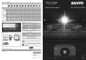 Sanyo PLC-XF70 Brochure