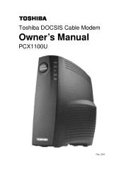 Toshiba PCX1100 Owners Manual