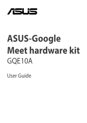 Asus - Google Meet hardware kit Google Meet hardware kit Users Manual English