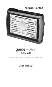 Harman Kardon GPS-500 Owners Manual