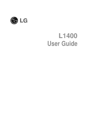 LG L1400A Owner's Manual (English)
