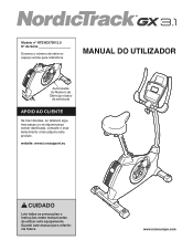 NordicTrack Gx 3.1 Bike Portuguese Manual