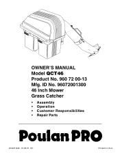 Poulan QCT46 User Manual