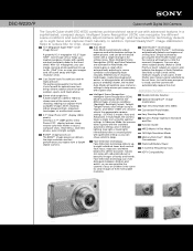 Sony DSC-W220/P Marketing Specifcations (Pink Model)