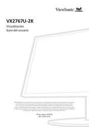 ViewSonic VX2767U-2K User Guide Espanol