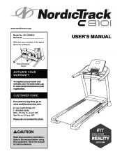 NordicTrack C 910i Treadmill English Manual