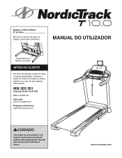 NordicTrack T 10.0 Treadmill Portuguese Manual