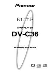 Pioneer DV-C36 Owner's Manual